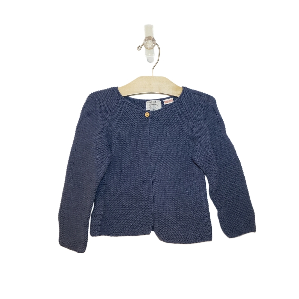 Zara Kids 3-4 Y Girls Knit Cardigan Sweater with Button